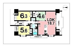 間取図画像 3LDK