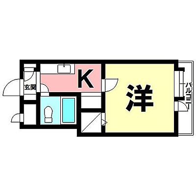 間取り メゾン・ド・城西 1階/-