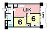 間取り：2LDK【専有面積53.77m2】桜島の眺望良好！花火大会の日は屋上開放もしています♪
