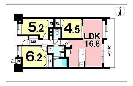3LDK【専有面積70.73m2】令和8年9月リフォーム完了!桜島の眺望良好です♪