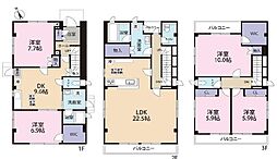 駐車3台可能　平成9年築の鉄骨3階建