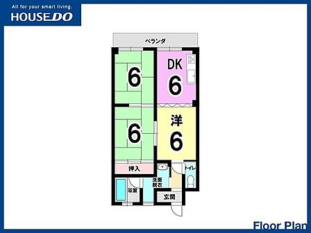 3DK 間取り