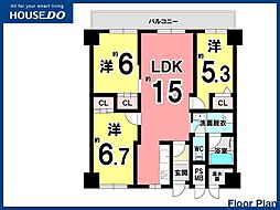 間取図画像 3LDK
