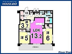 間取図画像 3LDK