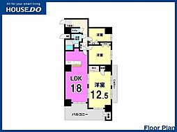 アンビエント小倉C棟 3LDKの間取図画像