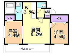 物件の間取り