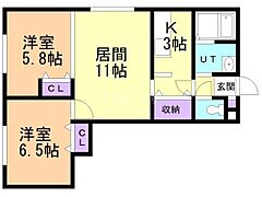 物件の間取り
