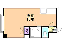 ローヤルハイツ北26 1DKの間取図画像
