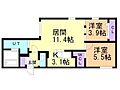 北斗エンブレム札幌北1階9.3万円