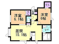 グランメールA 2階