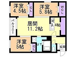 札幌市営南北線 北24条駅 徒歩9分 4階/-