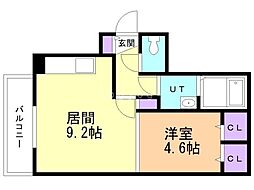 間取図画像 1LDK