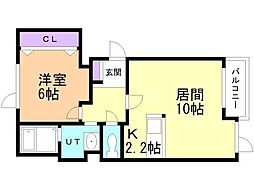 間取図画像 1LDK