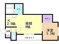 間取図画像 1LDK