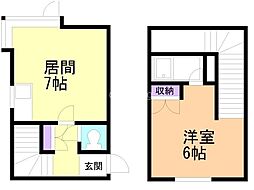 クリエイト北28条1 1DKの間取図画像