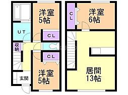 間取図画像 3LDK