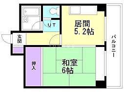 間取図画像 1DK