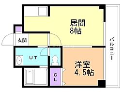 間取図画像 1LDK