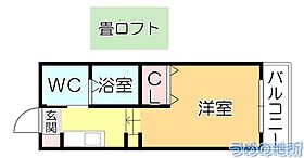 蔵ハウス 102 ｜ 福岡県久留米市西町（賃貸アパート1K・1階・18.22㎡） その2