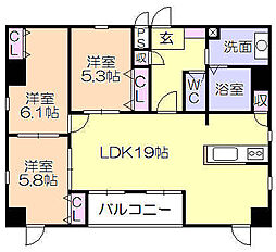 間取図画像 3LDK