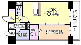 イーハトーブ櫛原 601 ｜ 福岡県久留米市櫛原町（賃貸マンション1LDK・6階・36.37㎡） その2