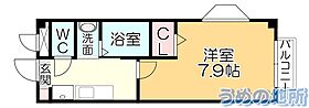 ニューシャルマン福成 201 ｜ 福岡県久留米市宮ノ陣４丁目（賃貸アパート1K・2階・25.00㎡） その2