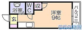 ルピナス 407 ｜ 福岡県久留米市野中町（賃貸アパート1R・4階・28.03㎡） その2