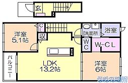 レジデンスドリームA 2階