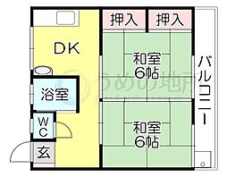 間取図画像 2DK