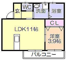 シャンドゥフルールB 2階/203