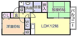 アフローテ山川B 2階