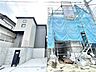 外観：1号棟現況2号棟完成
