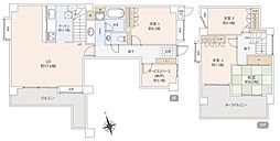 コスモ横浜和田町ヒルズ 4SLDKの間取図画像