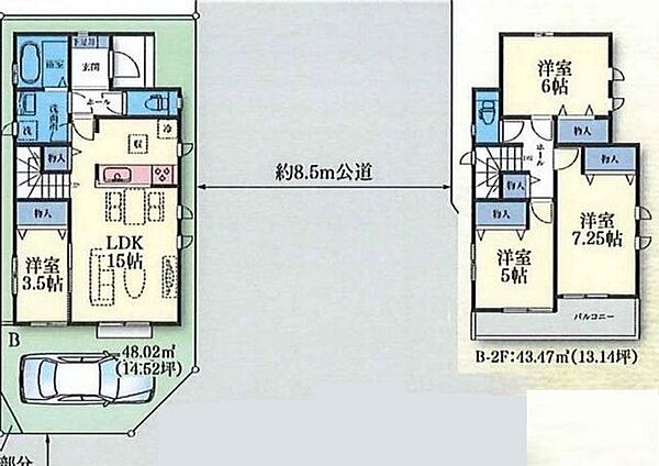 間取りを拡大表示