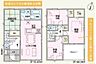 間取り：【駐車3台可能！】笠原小・笠原中！WICや床下収納など収納充実！2階全室洋室タイプの4LDK！
