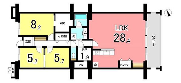 間取りを拡大表示