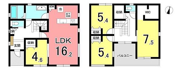 間取りを拡大表示