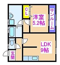 サンハイツＫ 206 ｜ 鹿児島県霧島市国分郡田217-1（賃貸アパート1LDK・2階・44.00㎡） その2