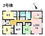 間取り：2号棟　3LDK+S　土地面積207.83m2　建物面積89.10m2