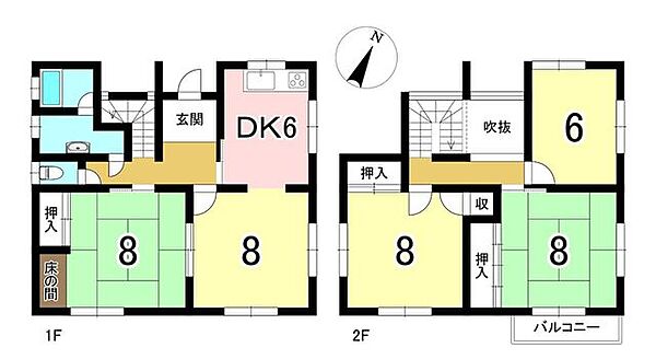 間取りを拡大表示