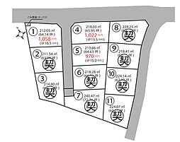 甲斐市竜王新町11区画分譲地