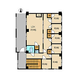 間取図画像 6LDK