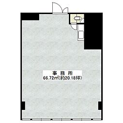 落合ビルの間取図画像