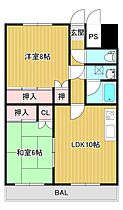 オ・ドミール中の島 203 ｜ 北海道北見市中ノ島町２丁目10番8号（賃貸マンション2LDK・2階・57.00㎡） その2