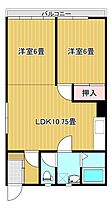 アルビオン（桂町） 201 ｜ 北海道北見市桂町１丁目206番地42の2（賃貸アパート2LDK・2階・52.20㎡） その2