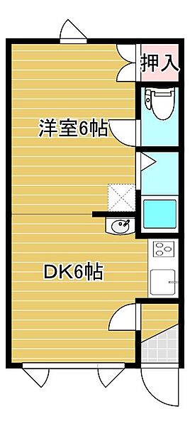 第2日研ハイツ 110｜北海道北見市南仲町２丁目(賃貸アパート1DK・1階・24.12㎡)の写真 その2