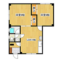 ハッピーハウス2 2B-4 ｜ 北海道北見市東陵町5番地（賃貸アパート2LDK・2階・50.22㎡） その2