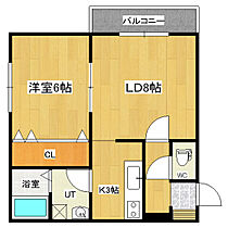 ラピュタハイツ 3-C ｜ 北海道北見市美芳町５丁目8番3号（賃貸アパート1LDK・3階・40.57㎡） その2