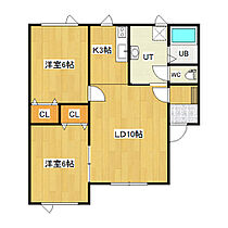 プリマヴェーラ 103 ｜ 北海道北見市とん田東町544番地30（賃貸アパート2LDK・1階・53.26㎡） その2