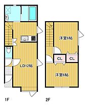 きいろ 2 ｜ 北海道北見市桜町２丁目34番地2（賃貸テラスハウス2LDK・--・59.07㎡） その2